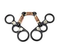Chew Chew Negro bit de Acero Inoxidable bit de Cobre Mes Envuelto Mes de Estilo Occidental Horse Horse BoCe Equestrian Loose Cheek Cheek Gag D Anillo Ring Gag bits para