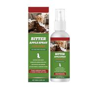 Chew Spray for Dogs - Plas≧ic, 1,5 x 5,71 in Training Spray Natural Formula | Uso interior y exterior Solución de corrección del comportamiento, protector de muebles para carpetas de carpet, cubierta