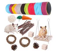 Chew Toys for Hamster, Small Animal Chews, Guinea Pig Tunnel, Chinchilla Teeth Toys, Chew Toy Tube, Wood Sticks for Pets, Hamster Chew Toys, Animal Chews, Guinea Animal Toys,