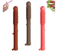 Chewable Breather Stick, Reusable Chewable Essential Oil Breath Stick, Essential Oil Breather, Can Be Taken Anywhere - Natural Focusing, for Focus Respiratory Function (3pcs-C)