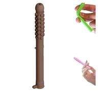 Chewable Breather Stick, Reusable Chewable Essential Oil Breath Stick, Essential Oil Breather, Can Be Taken Anywhere - Natural Focusing, for Focus Respiratory Function (coffee)