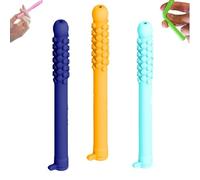 Chewable Breather Stick, Reusable Chewable Essential Oil Breath Stick, Essential Oil Breather, Can Be Taken Anywhere - Natural Focusing, for Focus Respiratory Function (3Pcs-B)