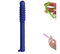 Chewable Breather Stick, Reusable Chewable Essential Oil Breath Stick, Essential Oil Breather, Can Be Taken Anywhere - Natural Focusing, for Focus Respiratory Function (Blueberry)
