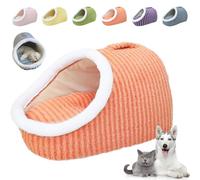 Chewie Cozy Dog Nest, Cozy Hideaway Pet Bed, Chewie Cozy Dog Bed, Cozy Cave Dog Bed, Dog Bed with Cover Cave, Soft Pet Slipper Cave Bed for Small Medium Dogs and Cats (Large,Red)