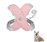 Chewie Cozy Harness, Getchewie Dog Harness, Adjustable Dog Vest with Poop Bags Dispenser, Anti-Breakaway, Reflective at Night b (Pink,S)