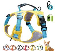 Chewie Cozy Harness, Getchewie Dog Harness - Breathable Comfortable, Anti-Breakaway, Adjustable, Reflective at Night, 2m Reflective Rope, for Small Medium Large Dogs (B,S)