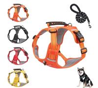 Chewie Cozy Harness, Getchewie Dog Harness, Chewie Adjustable Dog Vest with Reflective, for Small Medium Large Dogs (XL,Orange)