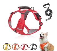 Chewie Cozy Harness, Getchewie Dog Harness, Reflective Adjustable Comfortable Pet Chest, Get Chewie No Pull Breathable Dog for Small Medium Large Dogs (Red,XS)