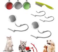 Chewie Interactive Rolling Dog Ball, Chase Mate Cat Toy, Smart Cat Toy Ball, Automatic Rolling Ball For Dogs, Interactive Dog Cat Smart Ball Toy, For Bored Indoor (C*2)