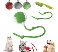 Chewie Interactive Rolling Dog Ball, Chase Mate Cat Toy, Smart Cat Toy Ball, Automatic Rolling Ball For Dogs, Interactive Dog Cat Smart Ball Toy, For Bored Indoor (Green-B)