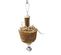 Chewing Toys - Natural Paper Bird Shredding Toy | Cage Hanging Entertainment Toyy | Beak Grinding Chew Toyy, Destructible Bird Toy For Cage Decoration and Play