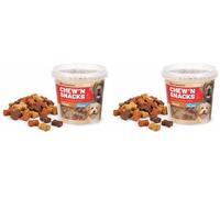 CHEW'N Snack Mezcla Mini Huesos 500G (Paquete de 2)