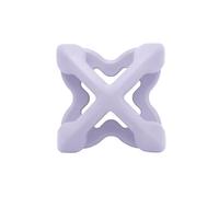 Chewtastic Geometrics Gentle Natural Rubber Interactive Toys Geo-AstroRolly (Macaron Color)