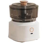 Chewtoyo Picadora de ajo, picadora eléctrica de carne, cortador de verduras de plástico para cocina, máquina de moler, diseño compacto