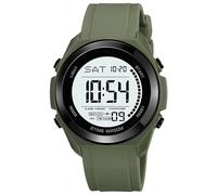 Chewtoyo Reloj podómetro para mujer, sin conexión de aplicación, sin conexión de aplicación, reloj de fitness sin móvil, retroiluminación EL, correa de silicona, caja de regalo, 25 cm