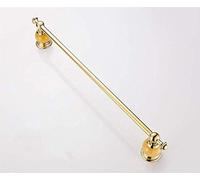 CHEWYNP Toallero Simple,Toallero,Toallero De Acero Inoxidable De Un Solo Poste Dorado,Toallero Largo Europeo para Baño Cocina Oficina-C 63Cm/B/53cm(21inch)