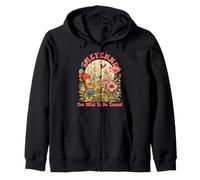 Cheyenne Name Cute Retro Girls Wildflower Cheyenne Name Sudadera con Capucha
