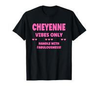 Cheyenne Personalized Name Funny Cute Custom Cheyenne Name Camiseta
