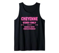 Cheyenne Personalized Name Funny Cute Custom Cheyenne Name Camiseta sin Mangas
