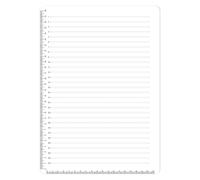 Cheynn Plantilla de regla, regla de plantilla A4 con escala de líneas rectas para dibujar 0,9 cm de distancia, plantilla de dibujo de líneas, regla de dibujo, herramienta de escritura, plantillas