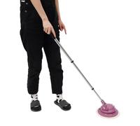 CHFUNE Mopa eléctrica inalámbrica, mopa de suelo, pulidora eléctrica, máquina de limpieza de suelos, iluminación LED, fregona vibratoria, mopa de suelo para limpiar