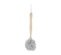 CHFYIJYHM Cepillo de baño de mango largo para cepillado en seco, bola de baño, esponja de lavado de flores, esponja exfoliante para ducha, esponja de baño de espuma rica (Grau)