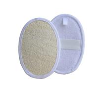 CHFYIJYHM Cepillo de lufa natural para el baño, esponja de lufa natural, para eliminar la suciedad de la piel muerta (Bianco)