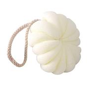 CHFYIJYHM Cepillo en seco para baño, bola de burbujas, exfoliante, esponja suave para ducha, esponja espumosa, limpiador de piel corporal, herramientas de limpieza, accesorios de baño (Bianco)