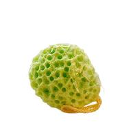 CHFYIJYHM Esponja de baño de cepillado en seco, masaje exfoliante, bola de baño suave, herramienta para el cuidado de la piel, ducha, spa, espuma, cepillo de limpieza corporal (verde)