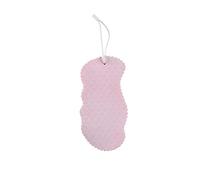 CHFYIJYHM Esponja suave de cepillado en seco, exfoliante para baño, esponja exfoliante, cepillo de ducha, limpiador de piel corporal, removedor de piel muerta (rosa)