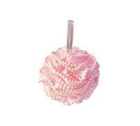 CHFYIJYHM Esponja suave de esponja de esponja de esponja de esponja de baño para lavado en seco, toalla de frotamiento de espuma para ducha, bola de baño, esponja de malla (rosa)
