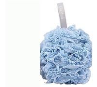 CHFYIJYHM Esponja suave para cepillar en seco, bola de baño, ducha, baño, ducha, lavado corporal, esponja, exfoliante, color azul, cepillo de masaje saludable