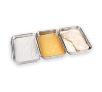 Chg 3318-00 - Juego de Fuentes para empanar (23 cm x 15 cm x 3 cm)