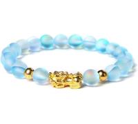 CHGAUOPN pixiu, pulsera pixiu, pulsera feng shui, Pulsera Feng Shui, pulseras de cuentas de obsidiana natural Pixiu for mujeres y hombres, joyería unisex for la riqueza y la buena suerte.