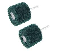 ChgImposs 6mm Shank Flap Fibra Rectificadora Rueda de Cabeza de Rectificado Abrasivo Mini Cepillo Taladro Almohadilla de Estropaje Nylon Pulido Herramientas de Cabeza para Metal Clean