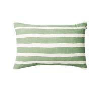 Chhatwal & Jonsson Cojín de exterior Block Stripe 40x60 cm Sage-off white