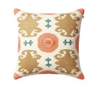 Chhatwal & Jonsson Funda de cojín Mahal 50x50 cm Rose-apricot-khaki-heaven blue