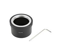 CHHELIHL Anillo Adaptador T2-FX de aleación de Aluminio para Lente con Montura T2 para Anillo Adaptador de cámara con Montura Fuji FX