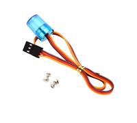 CHHELIHL AX-510BL RC Coche de policía ultrabrillante Circular multifunción LED con Modo de rotación rápida-Lenta Intermitente con explosión estroboscópica (Azul)