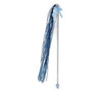 CHHELIHL Divertido Palo para Gato, interacción de Entrenamiento, Divertido artefacto para Gato, Varita de Plumas, Divertido Juguete para Gato (Papel sonajero Azul)