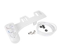 Chhelihl para accesorio para el inodoro Bidet, agua caliente y fría, hilo G1/2, instalación simple, bidé de boquilla doble para la higiene del baño