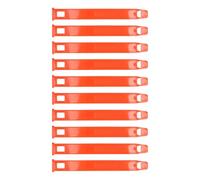 Chhelihl para Bandas de piernas del podómetro de Vaca, para Granja, plástico de plástico liviano de Ganado Suave, Banda de pie de 10 Piezas