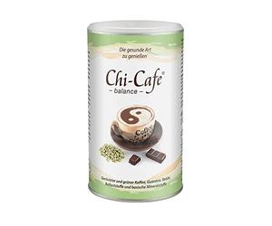 Chi-Cafe Balance Café Verde Lata 450 g I Disfruta un Café Soluble Saludable¹ Rico en Fibra Calcio y Magnesio I Bueno para la Digestión¹ Energía² y Sistema Nervioso³ I Vegano Sin Aditivos