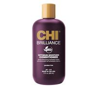 CHI Deep Brilliance Optimum Moisture Acondicionador | Hidratación óptima para cabello rizado | Cancela el frizz | Sin parabenos, 355 ml