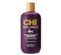 CHI Deep Brilliance Optimum Moisture Champú hidratante óptimo | Rizos Hidratados | Cabello Rizado | Sin sulfato, sin glute, ingredientes naturales | 355 ml