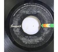 CHI-LITES - the devil is doing his work / i'm not a gambler 45 rpm single