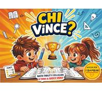 CHI VINCE?: Basta tablet e cellulari: si torna al gioco vero! Libro di giochi e sfide per 2 bambini - Perfetto per viaggi, ristorante e tempo libero (Il Mondo di Nio favole con giochi)