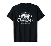 Chiang MAI Tailandia Elefante Viaje Estilo Vintage Camiseta