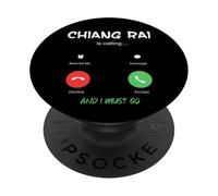 Chiang Rai está Llamando y Debo IR a Tailandia de Viaje PopSockets PopGrip Adhesivo