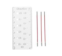 ChiaoGoo Cable TWIST RED Mini de 13 cm para Agujas de Punto Intercambiables Rojo 1 unidad Modelo 7105-M